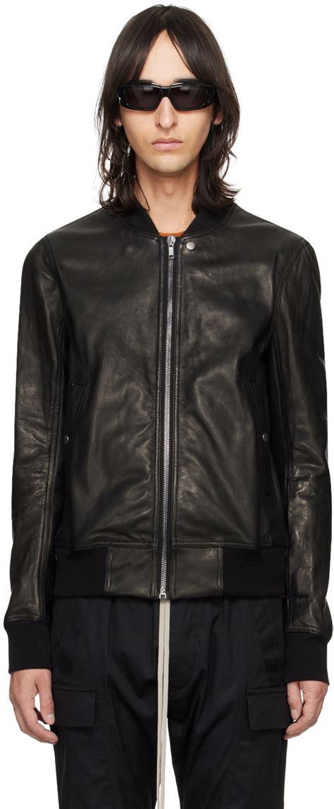 rick owens leather jacket quality